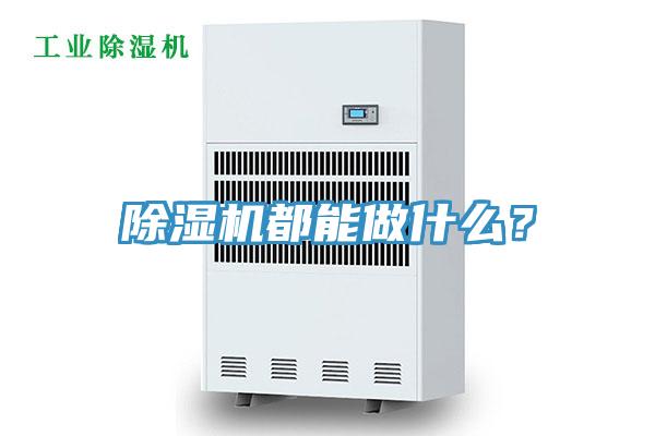 除濕機都能做什么？