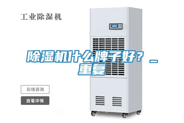 除濕機什么牌子好？_重復