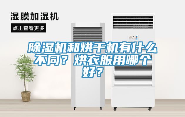 除濕機和烘干機有什么不同？烘衣服用哪個好？